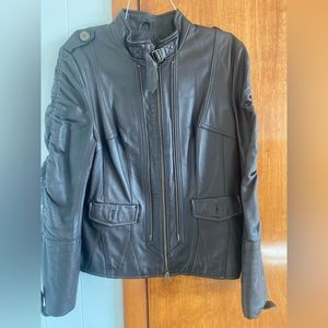 Kenneth Cole Dark Brown Leather materialed Jacket